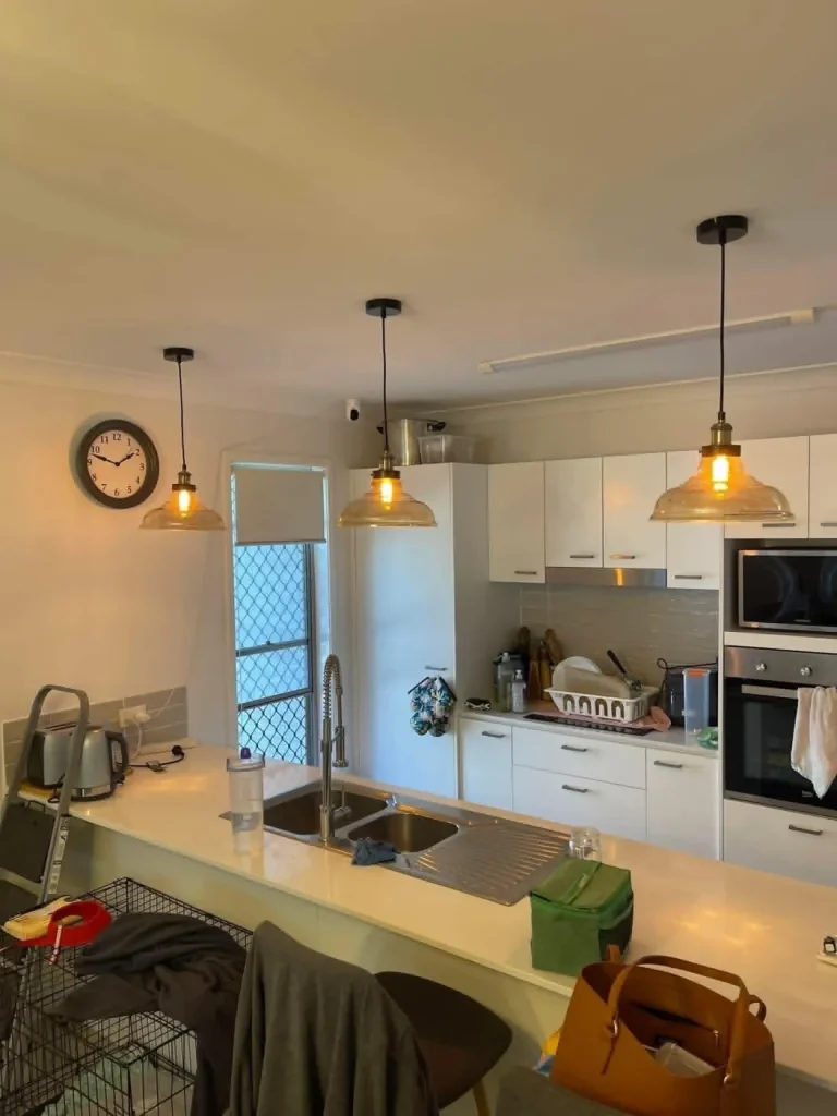 Pendant Lighting — recent job by SEQLD Electrical Services