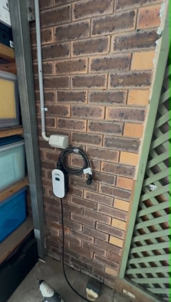 EV charger installation by SEQLD Electrical Services